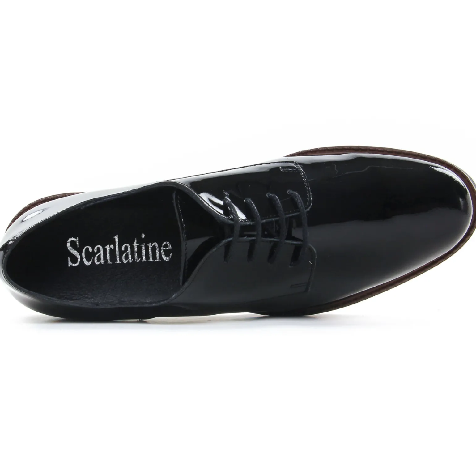 Derbys Scarlatine Co22034 Ct Vernis Noir