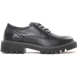 Derbys Tamaris 23742 Black Leather