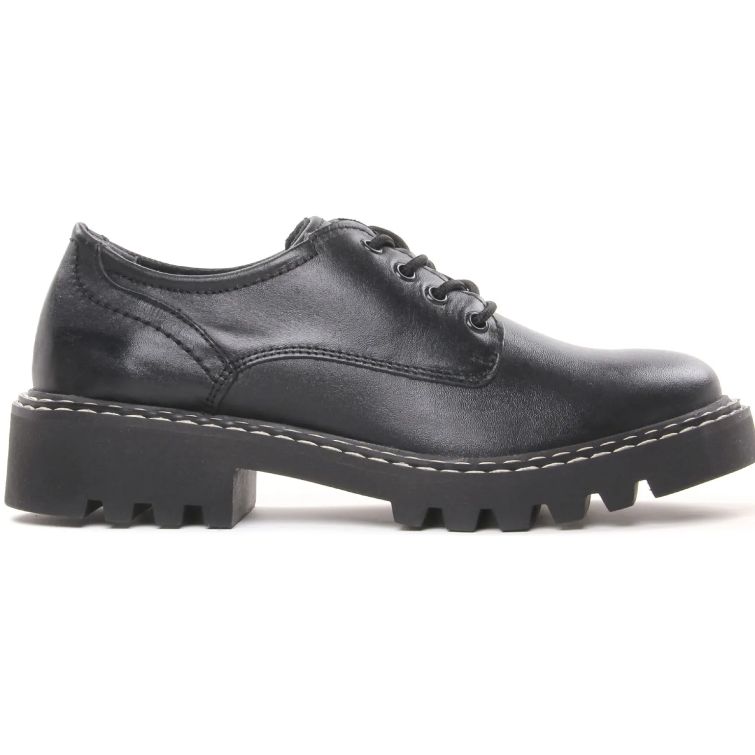 Derbys Tamaris 23742 Black Leather