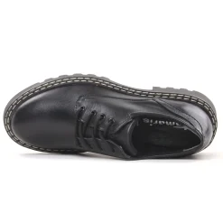 Derbys Tamaris 23742 Black Leather