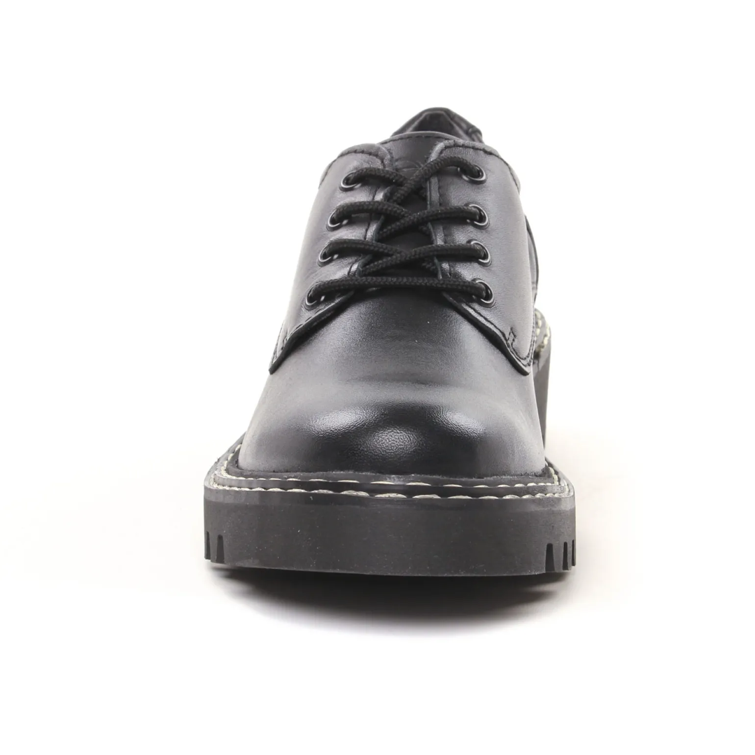 Derbys Tamaris 23742 Black Leather