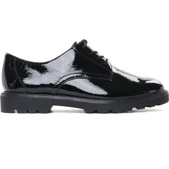 Derbys Tamaris 23605 Blk Patent Str