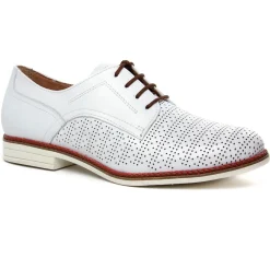 Derbys Tamaris 23200 White Cognac