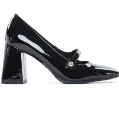 Escarpins À Talon Carré Tamaris 22437 Black