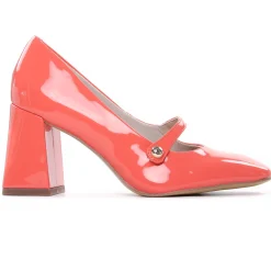 Escarpins À Talon Carré Tamaris 22437 Orange