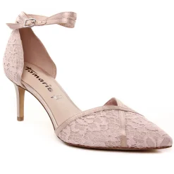 Escarpins Brides Tamaris 24414 Rose Macramee