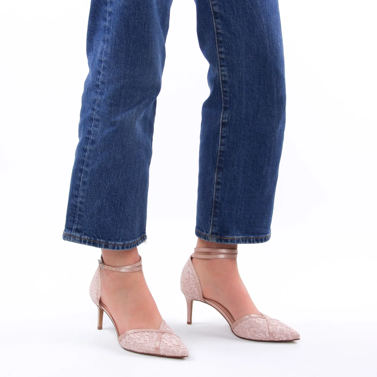 Escarpins Brides Tamaris 24414 Rose Macramee