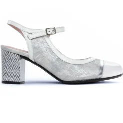 Escarpins Dorking D9093 Blanc Platine