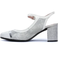 Escarpins Dorking D9093 Blanc Platine