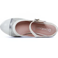 Escarpins Dorking D9093 Blanc Platine