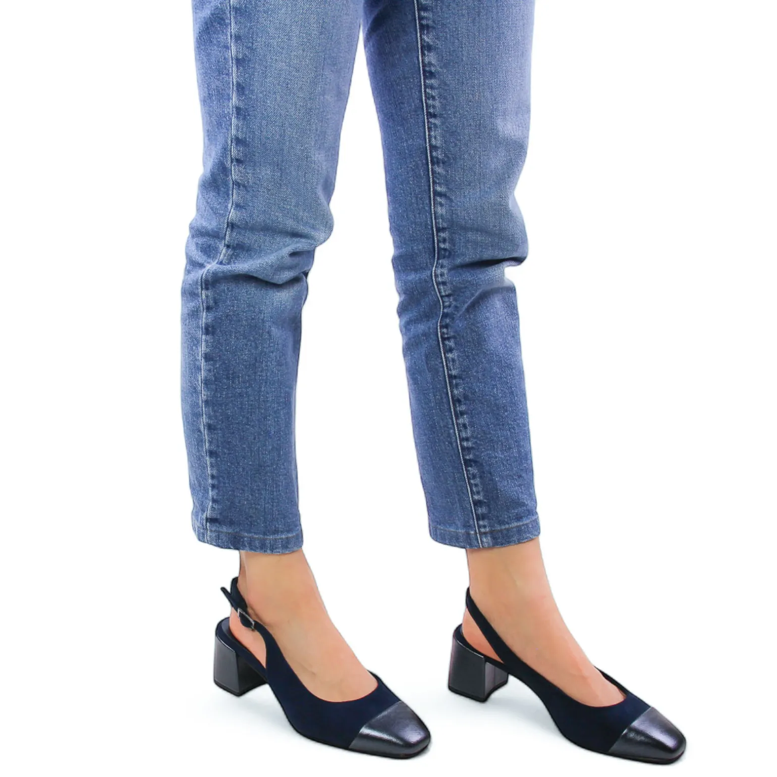 Escarpins Trotteur Marco Tozzi 29610 Navy Comb