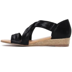 Espadrilles Compensées Cordes Scarlatine 44281 V Noir Gecos