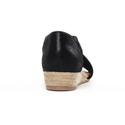 Espadrilles Compensées Cordes Scarlatine 44281 V Noir Gecos