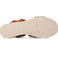 Espadrilles Compensées Eva Frutos 718 Militaire Beige