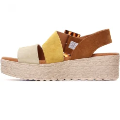 Espadrilles Compensées Eva Frutos 718 Beige Cuero
