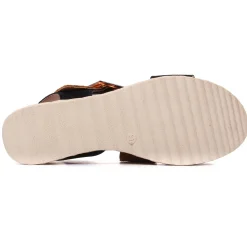 Espadrilles Compensées Eva Frutos 718 Noir Cuero