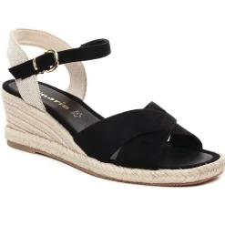 Espadrilles Compensées Tamaris 28367 Black