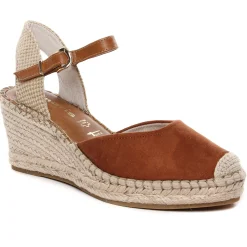 Espadrilles Compensées Tamaris 29610 Cognac