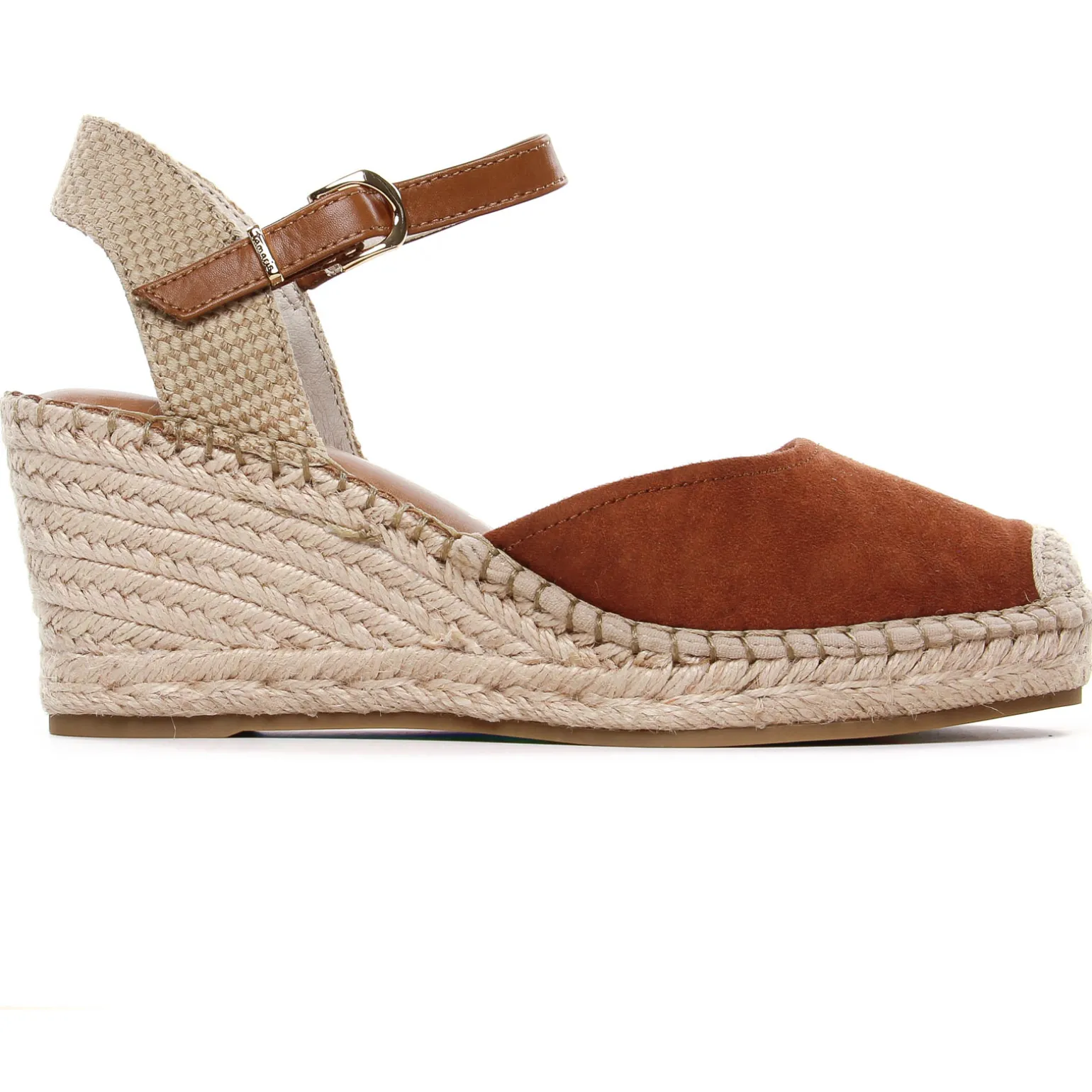 Espadrilles Compensées Tamaris 29610 Cognac