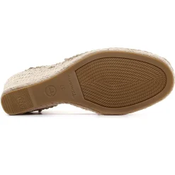 Espadrilles Compensées Tamaris 29610 Cognac
