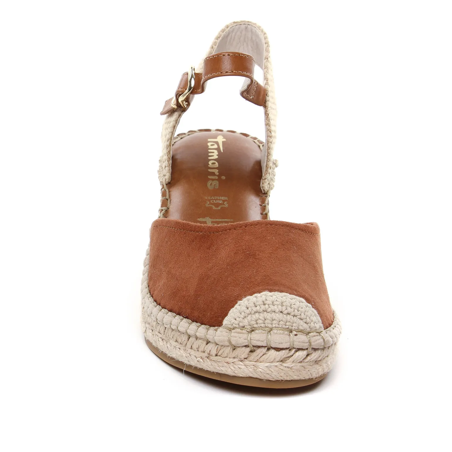 Espadrilles Compensées Tamaris 29610 Cognac