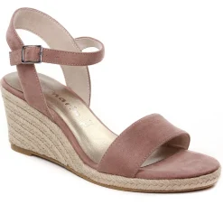 Espadrilles Compensées Tamaris 28300 Old Rose