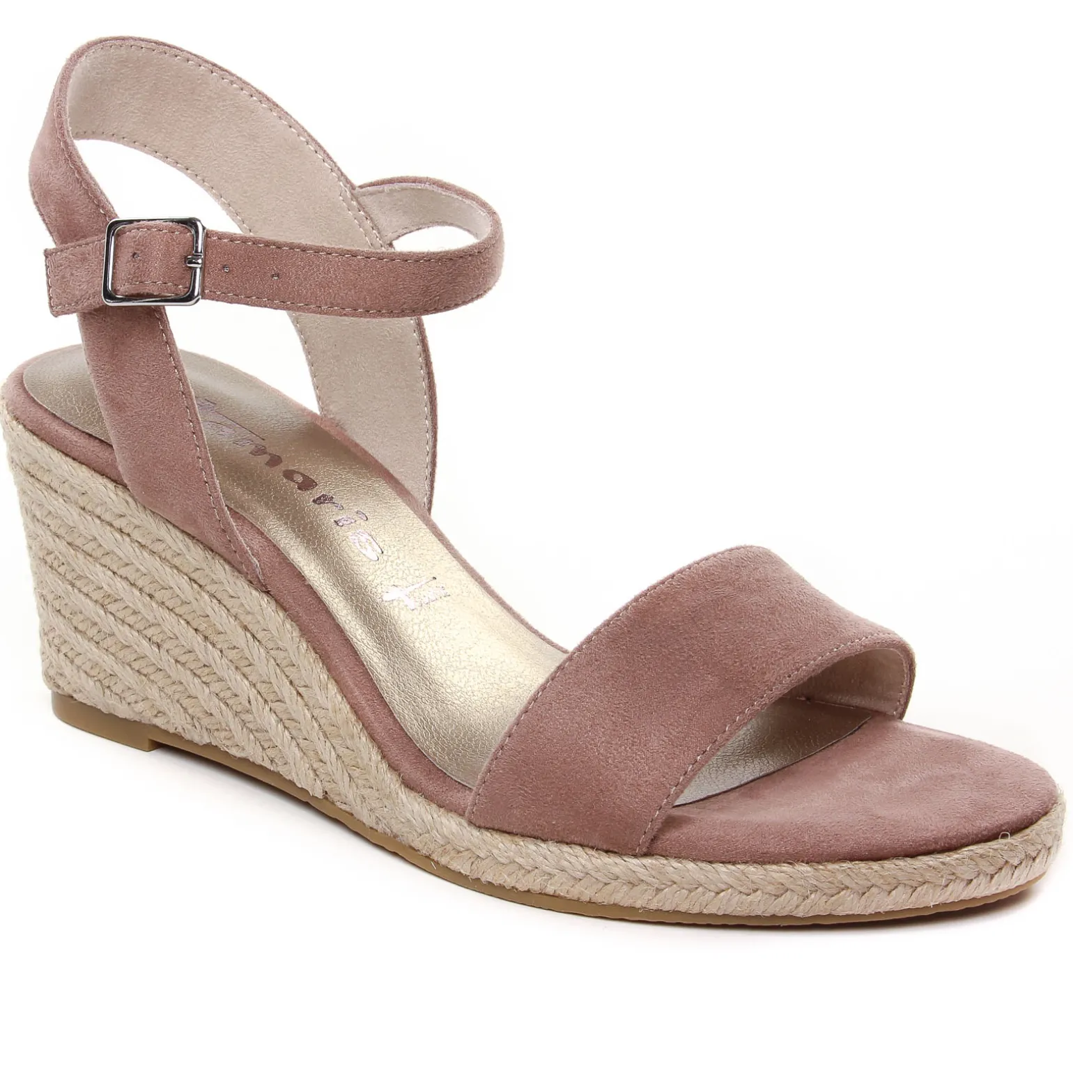 Espadrilles Compensées Tamaris 28300 Old Rose