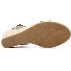 Espadrilles Compensées Tamaris 28300 Old Rose