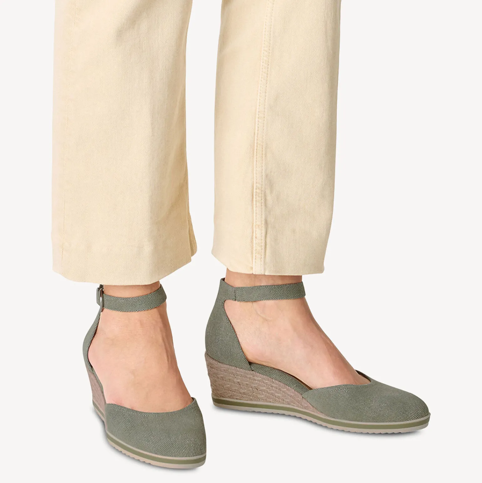 Espadrilles Compensées Tamaris 22319 Sage