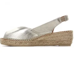 Espadrilles Compensées Toni Pons Berniap Platine