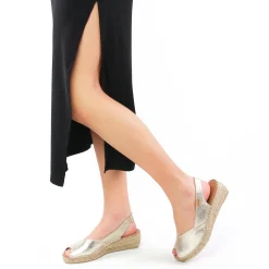 Espadrilles Compensées Toni Pons Berniap Platine