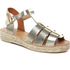 Espadrilles Compensées Toni Pons Emma Platine