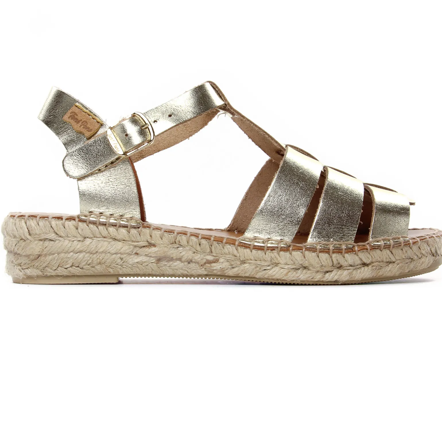 Espadrilles Compensées Toni Pons Emma Platine