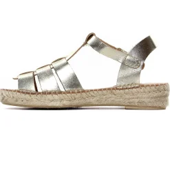 Espadrilles Compensées Toni Pons Emma Platine