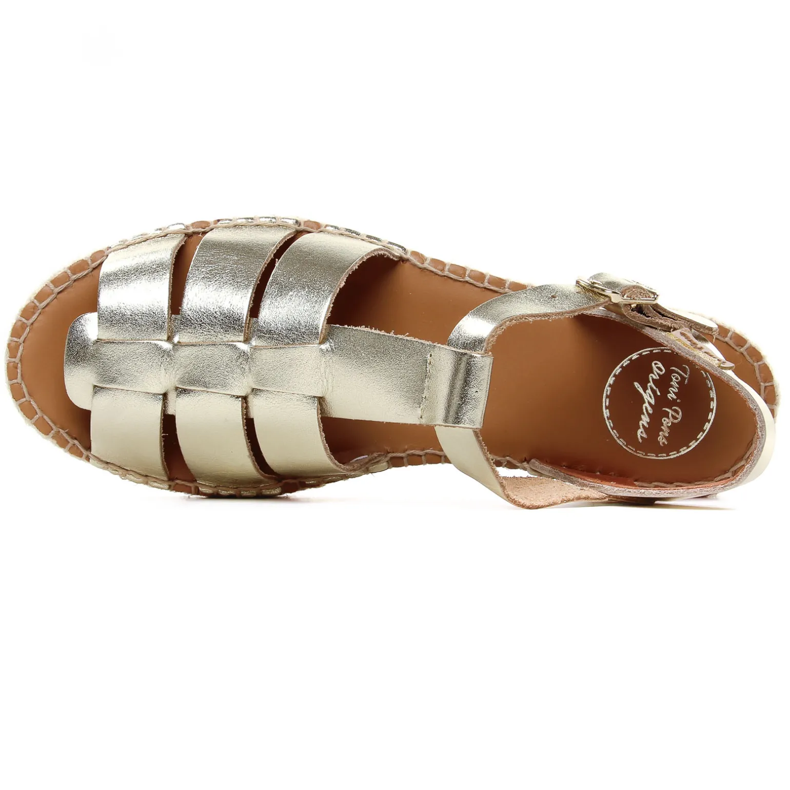 Espadrilles Compensées Toni Pons Emma Platine