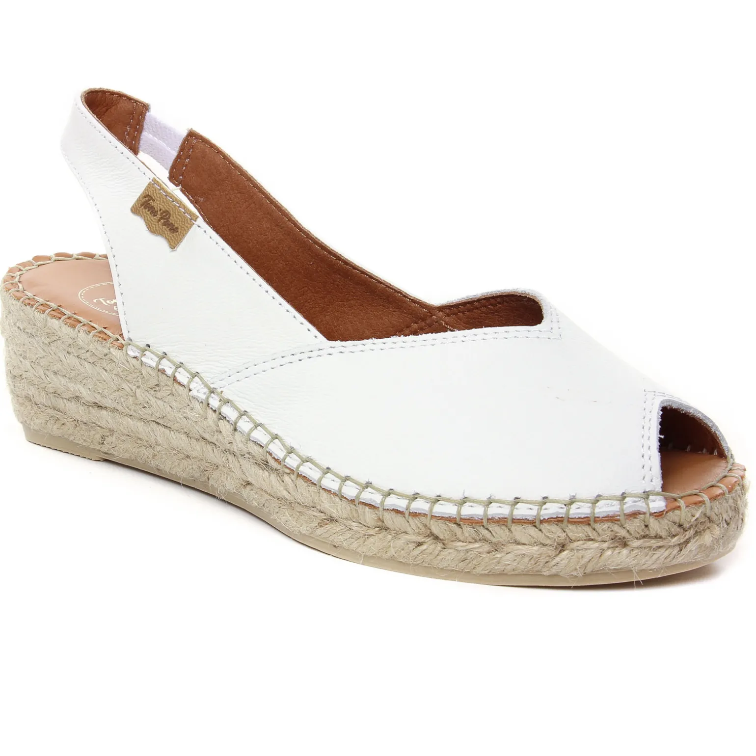 Espadrilles Compensées Toni Pons Berniap Blanc