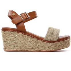 Espadrilles Compensées Xti 141063 Gold