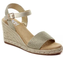 Espadrilles Compensées Xti 141420 Gold
