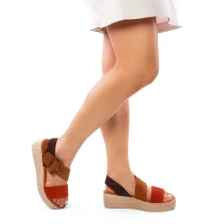 Espadrilles Eva Frutos 5318 Marron Multi