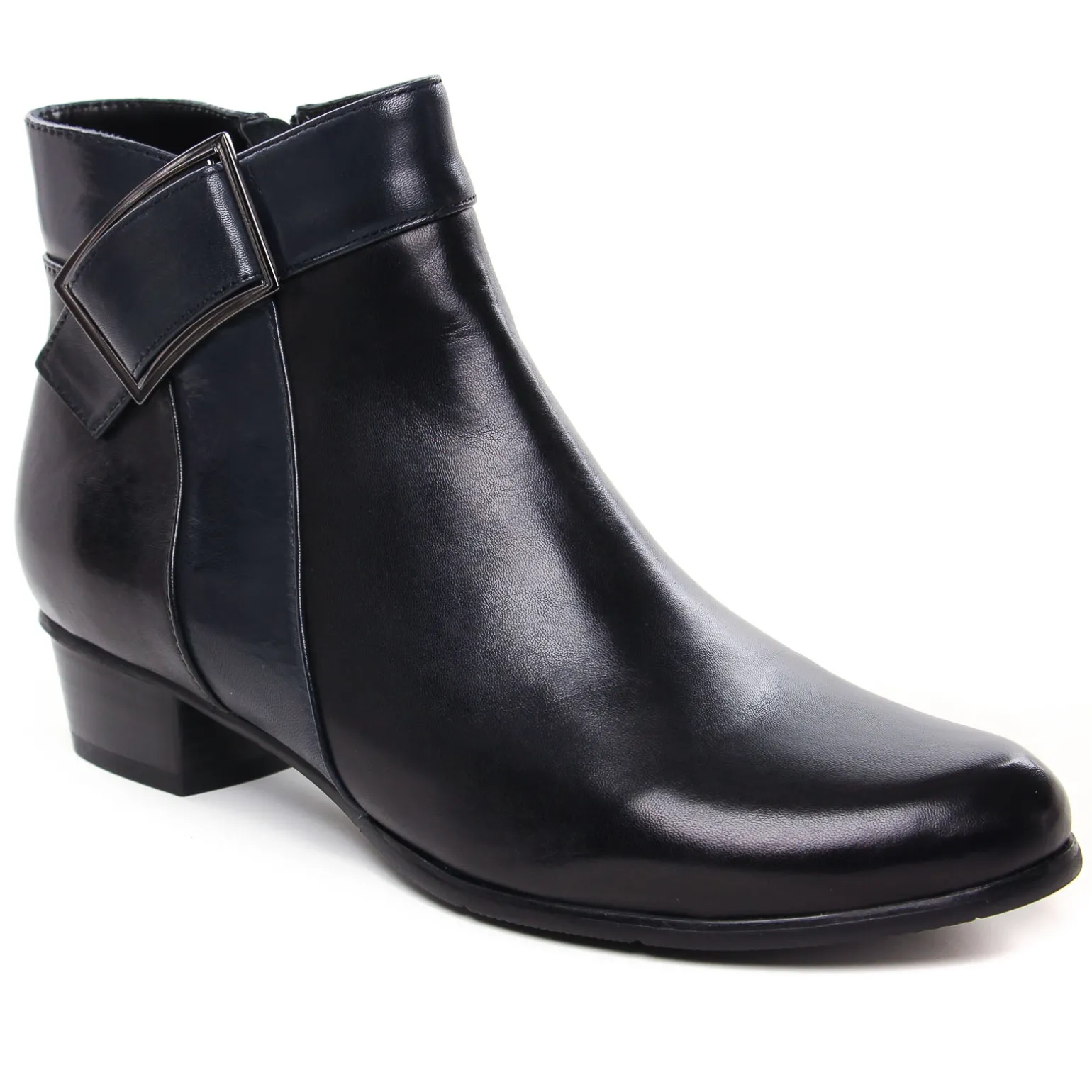 Low Boots Regarde Le Ciel Stefany 388 Black Navy