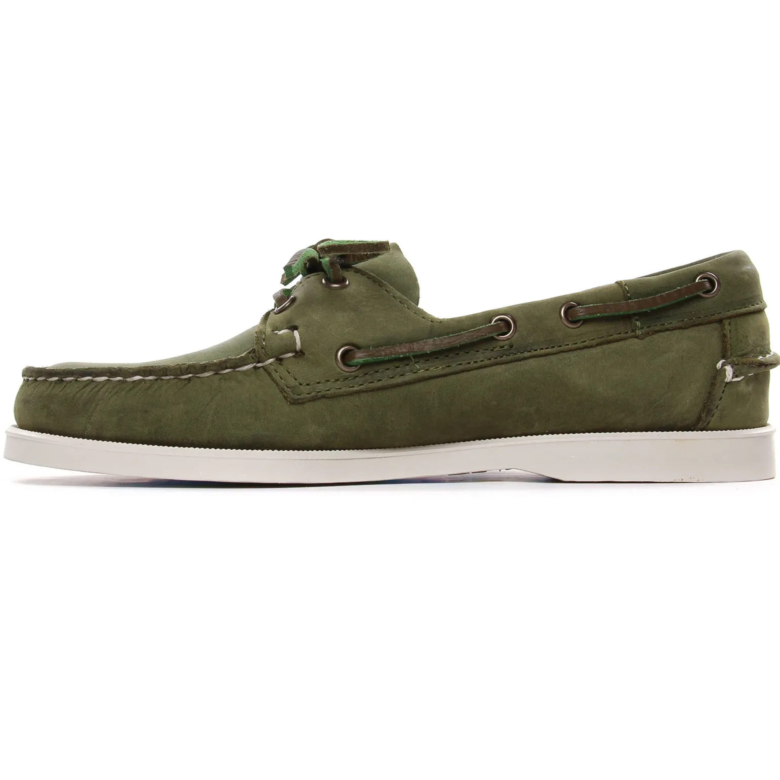 Mocassins Bateaux Sebago Docksides Crazy grenn military