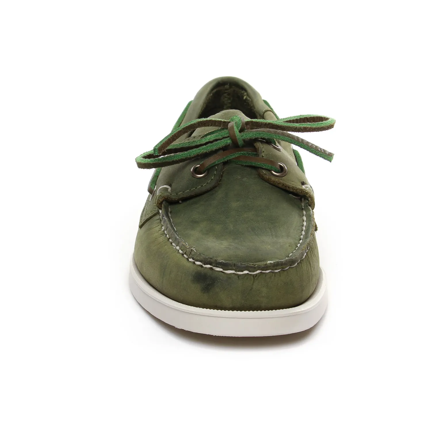 Mocassins Bateaux Sebago Docksides Crazy grenn military