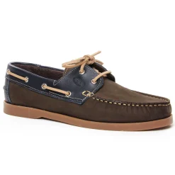 Mocassins Bateaux Yann Bolligen 1421 Nubuck Marron