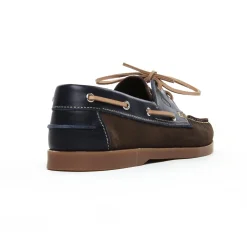 Mocassins Bateaux Yann Bolligen 1421 Nubuck Marron