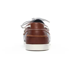 Mocassins Bateaux Yann Bolligen 1421 Marine Marron