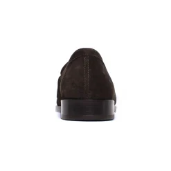 Mocassins Brett Sons James V Velours Marron