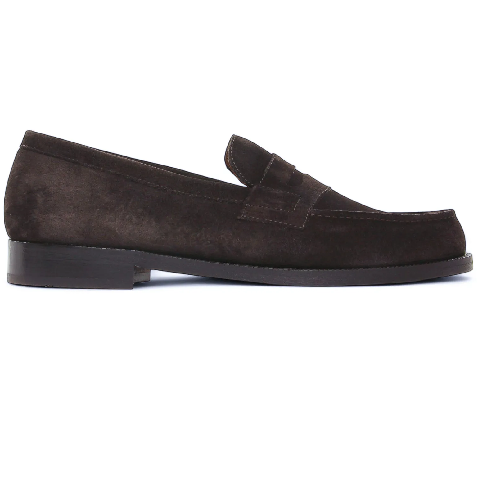 Mocassins Brett Sons James V Velours Marine