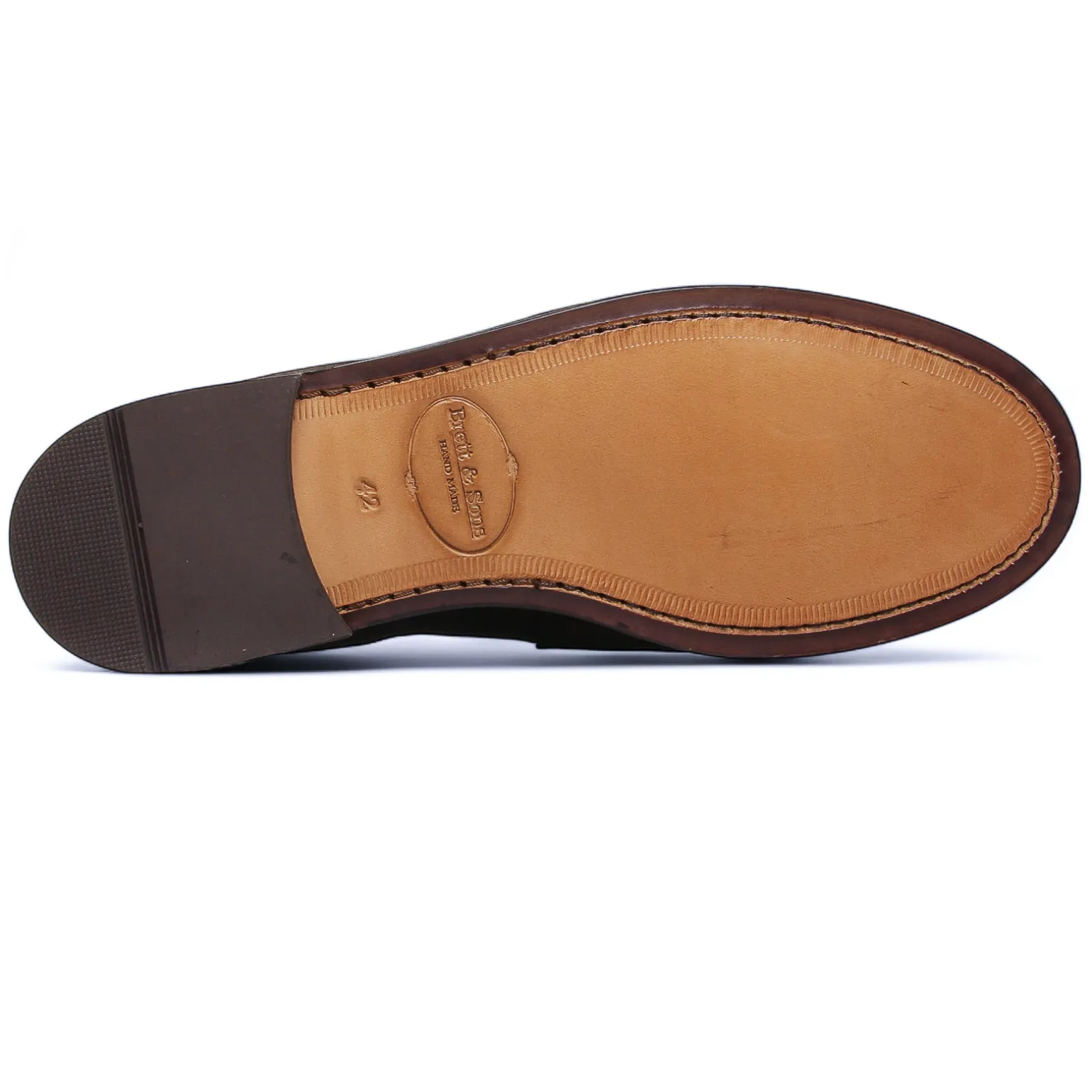 Mocassins Brett Sons James V Velours Marine