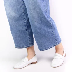 Mocassins Coco Et Abricot Esparros Blanc