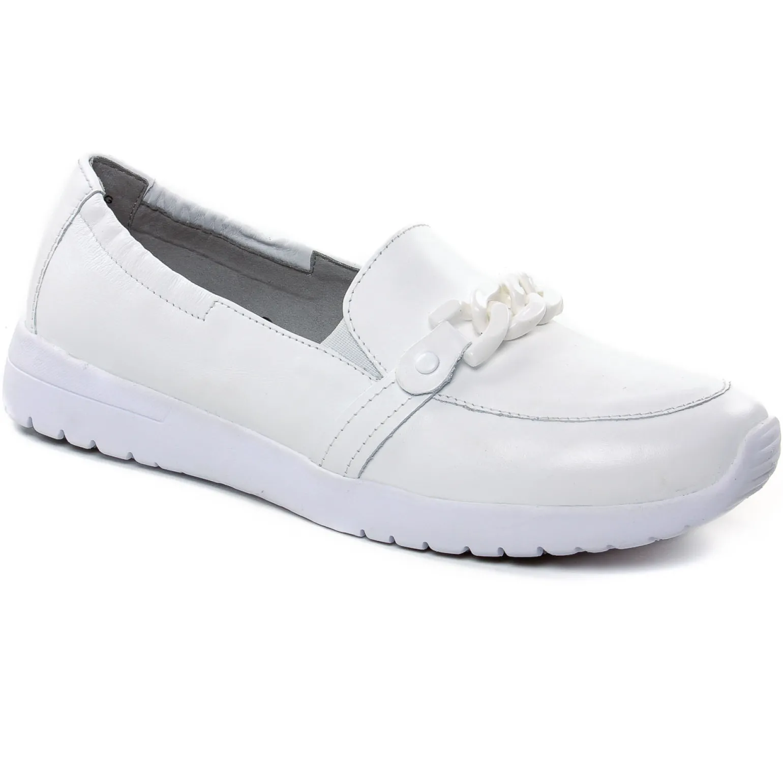 Mocassins Confort Caprice 24762 White Nappa